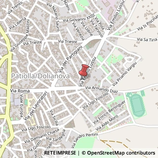 Mappa Via Emilio Lussu, 1/E, 09041 Dolianova, Medio Campidano (Sardegna)
