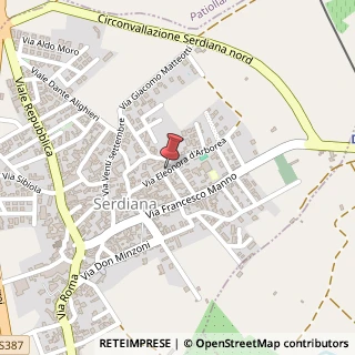 Mappa Via Antonio Gramsci, 2, 09040 Serdiana, Cagliari (Sardegna)