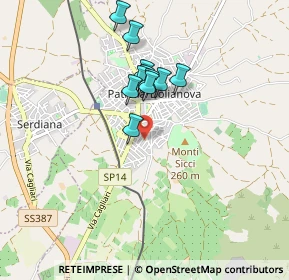 Mappa Via Alziator, 09041 Dolianova CA, Italia (0.76)