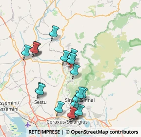 Mappa Via Alziator, 09041 Dolianova CA, Italia (8.7795)