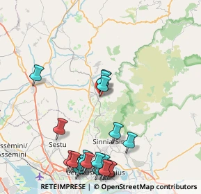 Mappa Via Alziator, 09041 Dolianova CA, Italia (11.279)