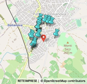 Mappa Via Alziator, 09041 Dolianova CA, Italia (0.3445)