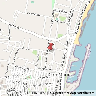 Mappa Strada Statale Romana Nord, 128, 88811 Cirò Marina, Crotone (Calabria)
