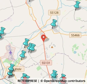 Mappa Ss. 131 km 18, 09023 Monastir CA, Italia (7.7105)