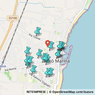 Mappa Traversa Omero, 88811 Cirò Marina KR, Italia (0.466)