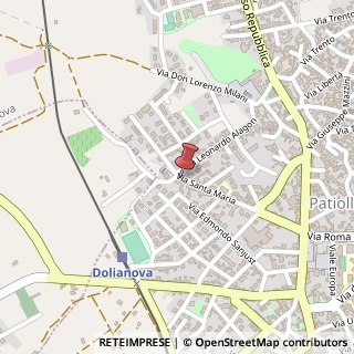 Mappa Via Santa Maria, 83, 09041 Dolianova, Medio Campidano (Sardegna)