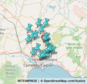 Mappa 09040 Serdiana CA, Italia (10.448)