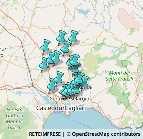 Mappa Via Giudicessa Benedetta, 09041 Dolianova CA, Italia (10.776)