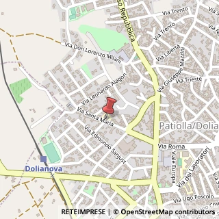 Mappa Via santa maria 11, 09041 Dolianova, Medio Campidano (Sardegna)