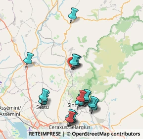 Mappa Via Giudicessa Benedetta, 09041 Dolianova CA, Italia (9.554)