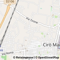 Mapa Cirò Marina