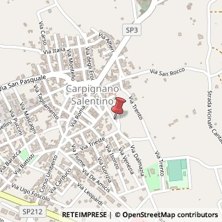 Mappa Via Castel Morrone, 2/B, 73020 Carpignano Salentino, Lecce (Puglia)