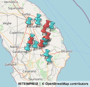Mappa Via Risorgimento, 73025 Martano LE, Italia (9.75588)