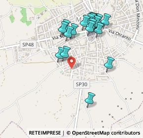 Mappa Via Risorgimento, 73025 Martano LE, Italia (0.552)