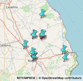 Mappa 73020 Carpignano Salentino LE, Italia (6.24667)