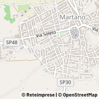 Mapa Martano