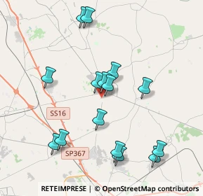 Mappa Via Carlo Goldoni, 73025 Martano LE, Italia (4.21067)