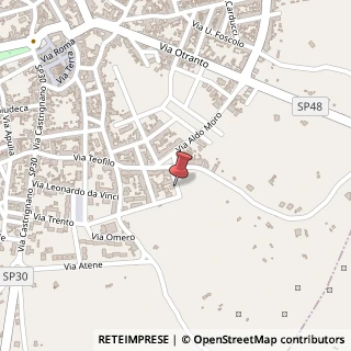 Mappa Via Sandro Pertini, 31, 73025 Martano, Lecce (Puglia)