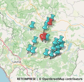 Mappa Via Sandro Pertini, 85030 San Chirico Raparo PZ, Italia (12.362)