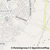 Mapa Martano