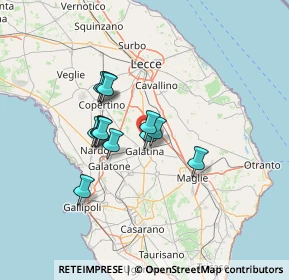 Mappa Via Lecce, 73013 Galatina LE, Italia (10.61462)