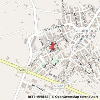 Mappa Via P. Micca, 13, 73020 Carpignano Salentino, Lecce (Puglia)