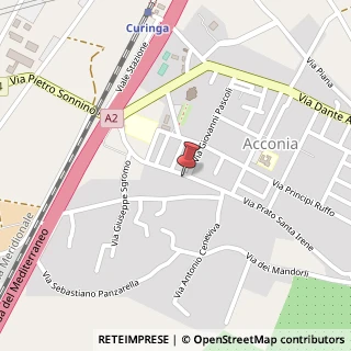 Mappa Via Prato Santa Irene, 75, 88022 Curinga, Catanzaro (Calabria)