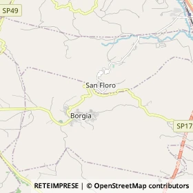 Mappa San Floro