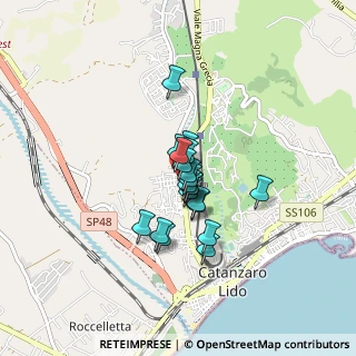 Mappa Via Istria, 88100 Catanzaro Lido CZ, Italia (0.563)