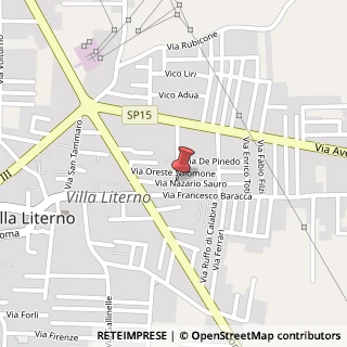 Mappa Via Nazario Sauro, 26, 81039 Villa Literno, Caserta (Campania)