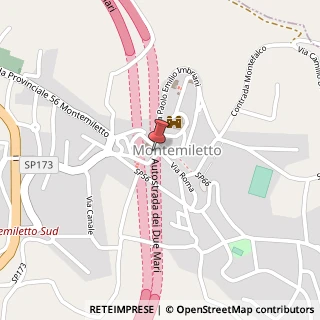 Mappa Via Roma, 14, 83038 Montemiletto, Avellino (Campania)