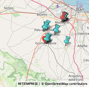 Mappa Via Riccardo Lombardi, 70025 Grumo Appula BA, Italia (6.32529)