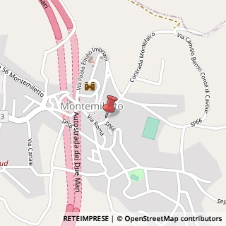Mappa Piazza Municipio, 1, 83038 Montemiletto, Avellino (Campania)