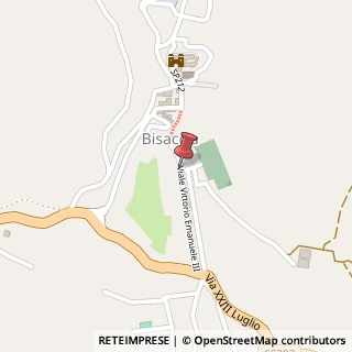 Mappa Via Montevergine, 39, 83044 Bisaccia, Avellino (Campania)