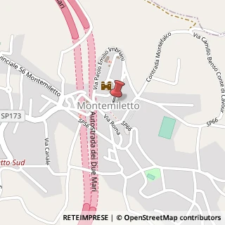 Mappa Corso Belvedere, 1, 83038 Montemiletto, Avellino (Campania)