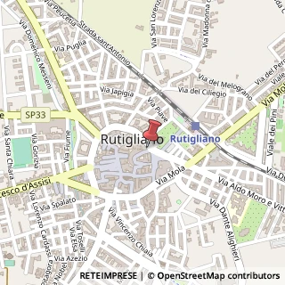 Mappa Piazza XX Settembre, 8, 70018 Rutigliano, Bari (Puglia)