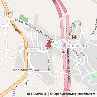 Mappa Via f. di benedetto 20, 83038 Montemiletto, Avellino (Campania)