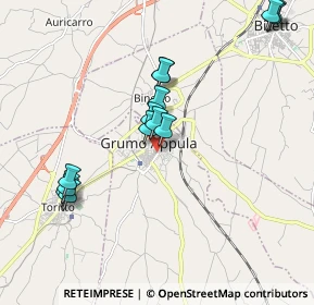 Mappa Via Giuseppe Verdi, 70025 Grumo Appula BA, Italia (2.13571)