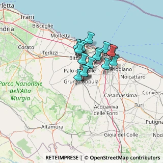 Mappa Via Giuseppe Verdi, 70025 Grumo Appula BA, Italia (9.913)