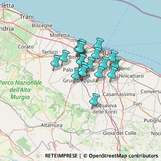 Mappa Via Giuseppe Verdi, 70025 Grumo Appula BA, Italia (9.3695)