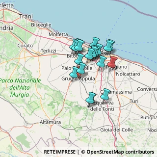Mappa Via Giuseppe Verdi, 70025 Grumo Appula BA, Italia (11.084)