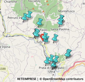 Mappa Via S. Lucia, 83010 Tufo AV, Italia (1.9825)