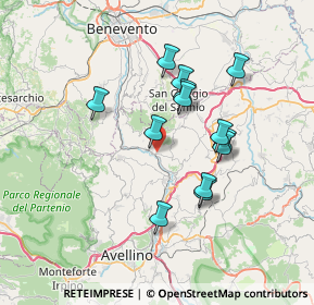 Mappa Via S. Lucia, 83010 Tufo AV, Italia (6.54231)