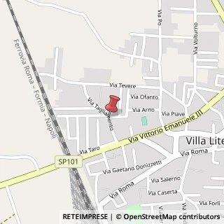 Mappa Centro Servizi Ravis, 81039 Villa Literno, Caserta (Campania)