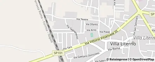 Mappa Villa Literno