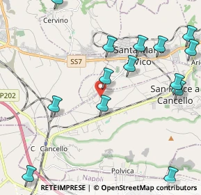 Mappa Via Monticelli, 81027 San Felice a Cancello CE, Italia (2.80071)