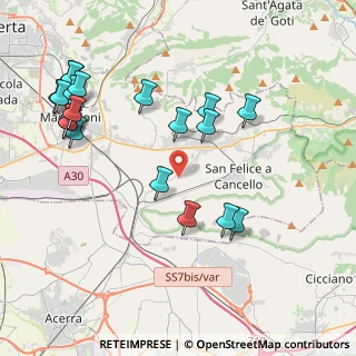 Mappa Via Monticelli, 81027 San Felice a Cancello CE, Italia (5.015)