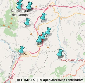 Mappa Via Pasquale Rossi, 83038 Montemiletto AV, Italia (4.36214)