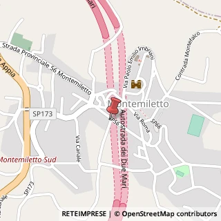 Mappa Via degli Astronauti, 87, 83038 Montemiletto, Avellino (Campania)