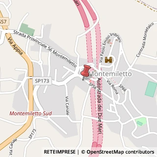 Mappa Via degli Astronauti, 77, 83038 Montemiletto, Avellino (Campania)